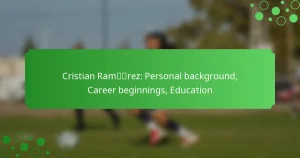 Cristian Ramírez: Personal background, Career beginnings, Education