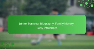 Júnior Sornoza: Biography, Family history, Early influences